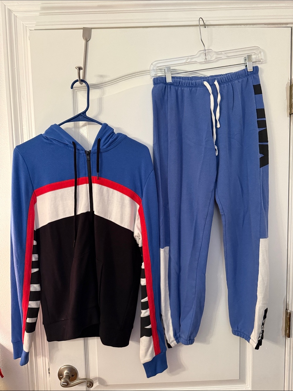 Victoria's Secret PINK Light Blue Jacket with Sweatpants